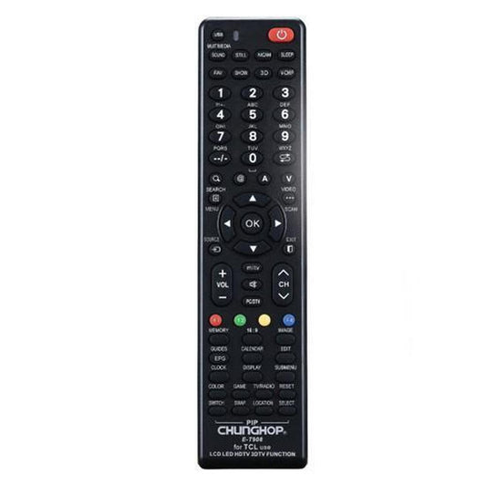 Chunghop Universal TV Remote Control Compatible with TCL LCD Smart HD