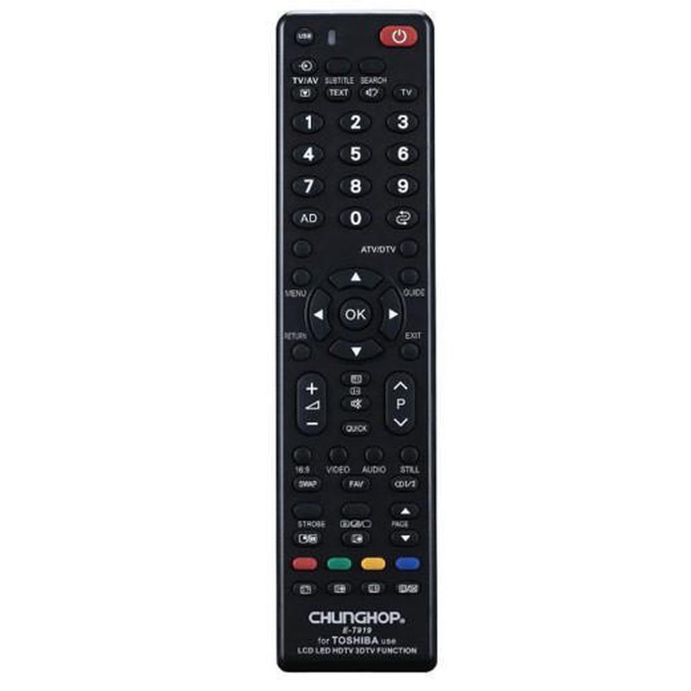 Chunghop Universal TV Remote Control Compatible with Toshiba LCD Smart