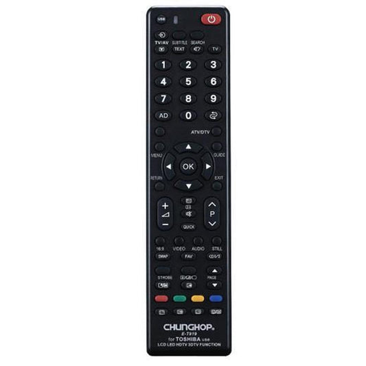 Chunghop Universal TV Remote Control Compatible with Toshiba LCD Smart