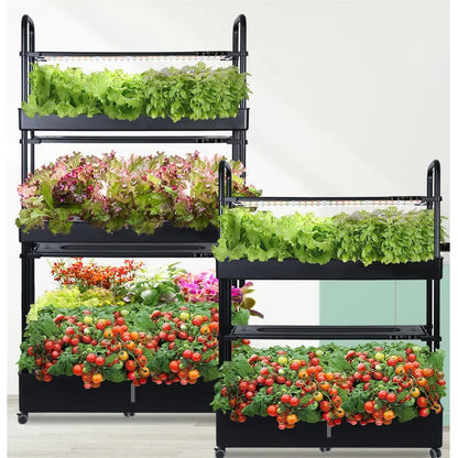 Multi-layer planting machine, soilless cultivation equipment, home balcony vegetable planting machine