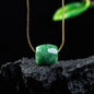 Natural Real Jade Bead Pendant Myanmar Jadeite Necklace Designer Amulet Fashion Luxury Vintage Gemstone Gifts for Women