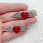 10pcs Dark Gothic Exaggerated Heart Cross Sword Pendant DIY Handmade Bracelet Necklace Bead Accessories Material
