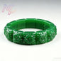 Real Jade Flower Bracelet Bangle Designer Vintage Natural Jewelry Gifts for Women Talismans Charm Luxury Accessories Amulet