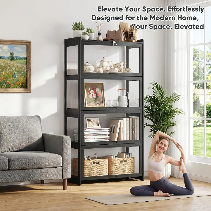 Curio Display Cabinet with Acrylic Box