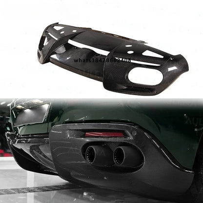 Aulena Dry Carbon OEM Rear Front Splitter Spoiler Sides Skirts Bumper Lip Front Lip Body Kit Rear Diffuser for Roma
