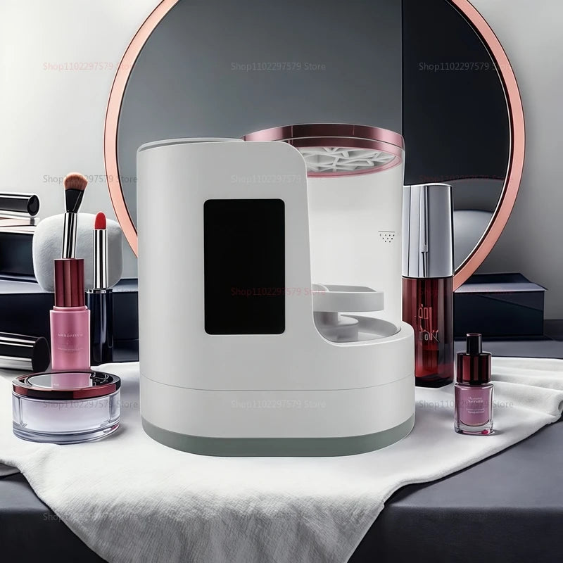 Electric Makeup Brush Cleaner, Dry Timer Portable Automatic Cleaning Makeup Brush Tool Suitable for Women's Valentine's Day Gift