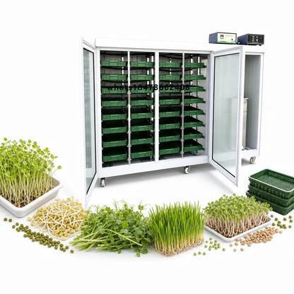 Commercial Bean Sprout Machine 40 Tray Intelligent Germination Cabinet Sprout Growing Machine for Microgreen Farm Restaurant