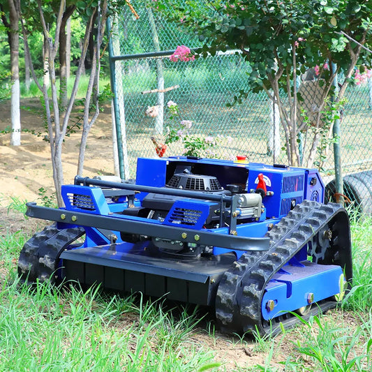 Customized  Remote Control Flail Lawn Mower Y-Shaped Hammer Blade Brush Cutter Automatic Robot Grass Cutter