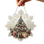 20X20CM Diamond Painting 3d Mixed-sized Pearl Beads Christmas Pearl Suncatcher Kit For Diy Craft Metal Chain Festive Wall Decor