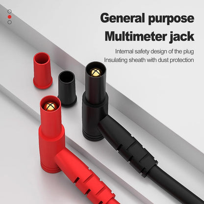 10A 20A Multimeter Test Heads Needle Pin Digital Multi Meter Head Wire Pen Cable Kit Multimeter Voltmeter Silicone Tester Kit