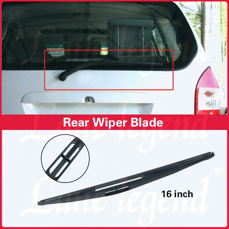 Car Wiper 16" Rear Wiper Blade For Vauxhall Opel Zafira A 1999 - 2005 Windshield Windscreen Tailgate Window Car Rain Brush