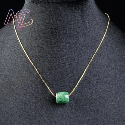 Natural Real Jade Bead Pendant Myanmar Jadeite Necklace Designer Amulet Fashion Luxury Vintage Gemstone Gifts for Women