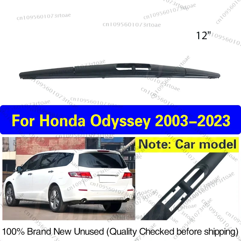 Car Wiper 12" Rear Wiper Blade For Honda Odyssey 2003 - 2023 Windshield Windscreen Tailgate Window Brush ( NOT USA MODEL )