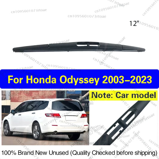 Car Wiper 12" Rear Wiper Blade For Honda Odyssey 2003 - 2023 Windshield Windscreen Tailgate Window Brush ( NOT USA MODEL )