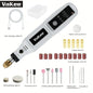 Mini Electric Drill USB Rechargeable Cordless Engraving Pen Dremel Tools Rotary Tool Cordless Hand Drill Mini Polisher for Hand