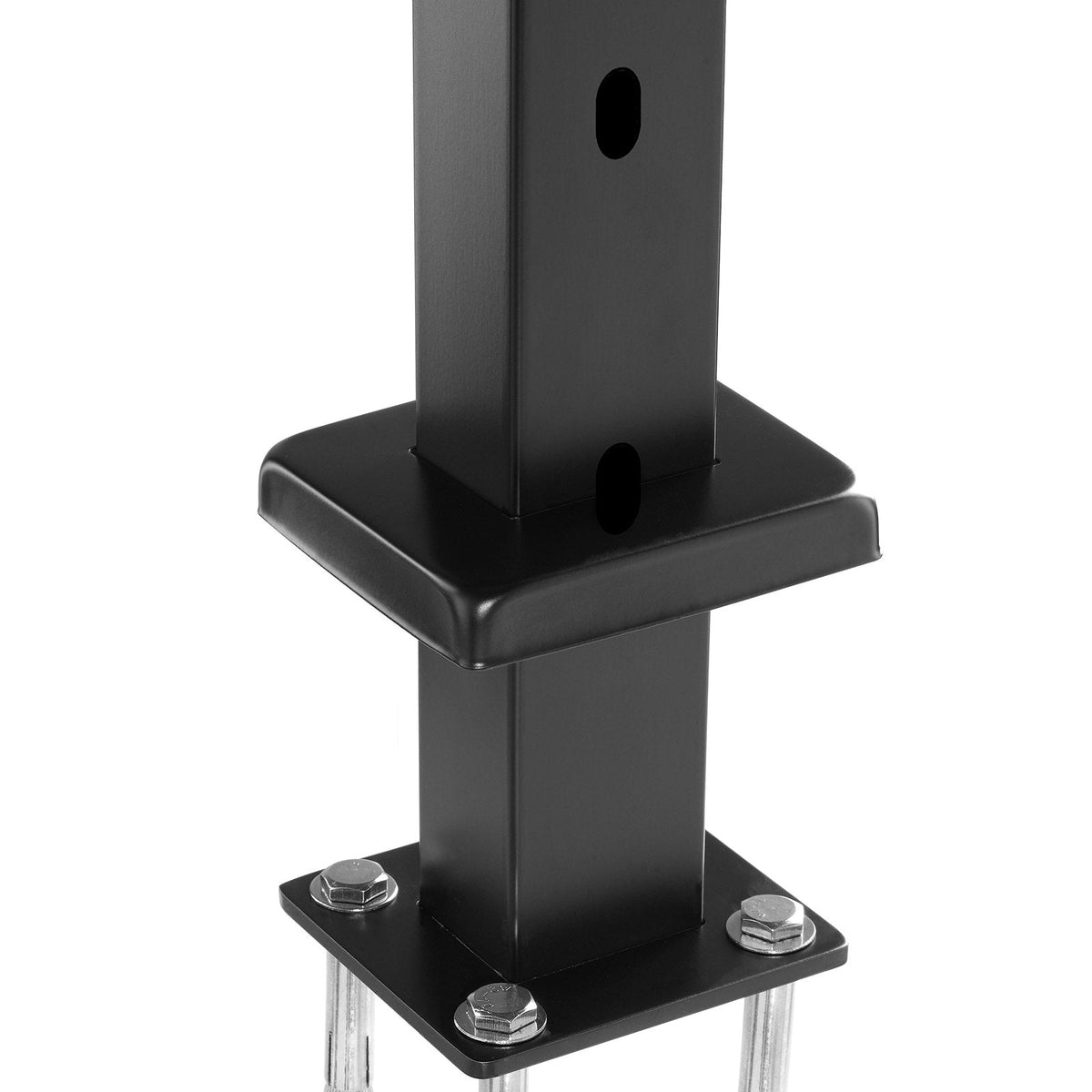 VEVOR Cable Railing Post, 42" x 1" x 2" Steel 30° Angled Hole Stair