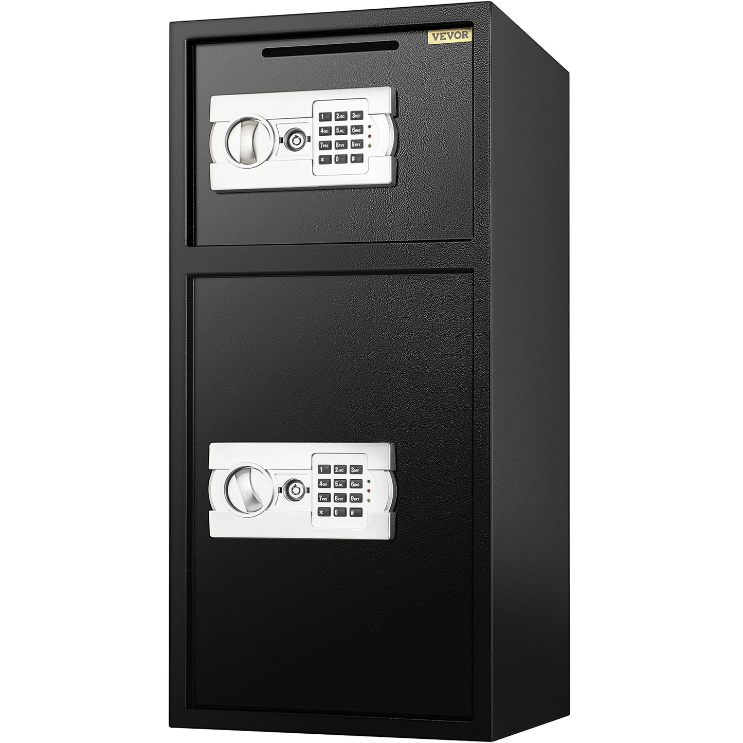 74 L Digital Double Door Safe Depository Box Gun Safes Cash Office