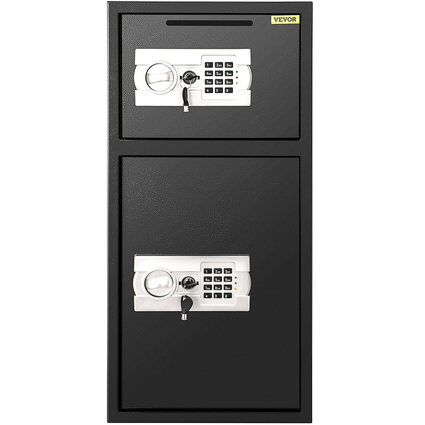 74 L Digital Double Door Safe Depository Box Gun Safes Cash Office