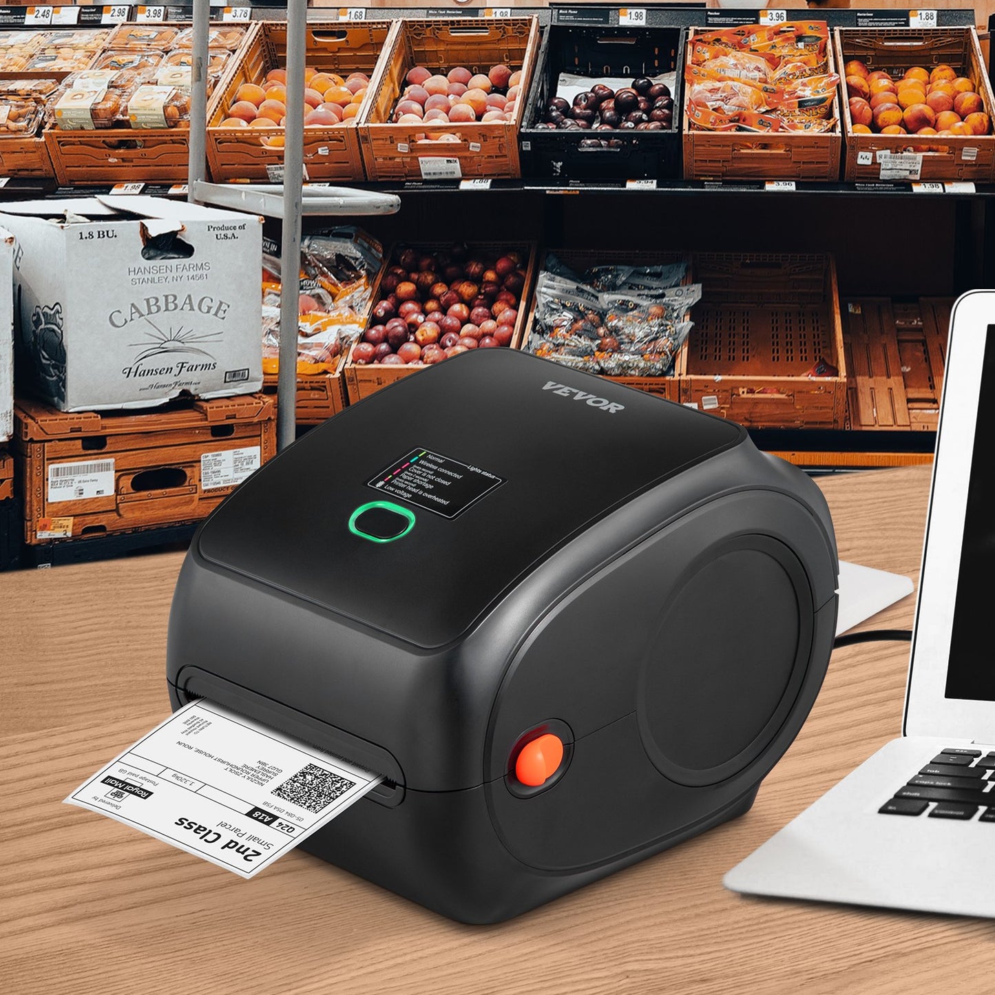 Thermal Label Printer, 300DPI for 4x6 Mailing Packages, Wireless