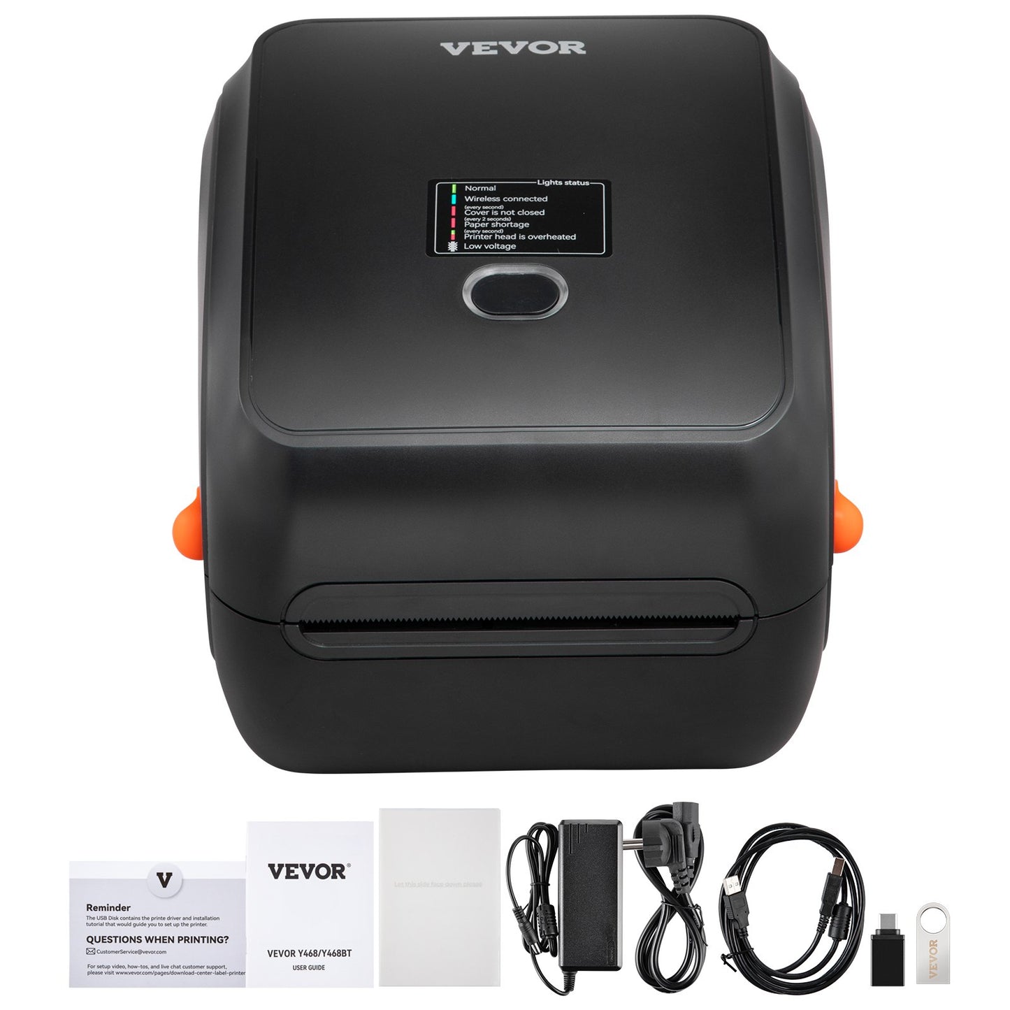 Thermal Label Printer, 300DPI for 4x6 Mailing Packages, Wireless