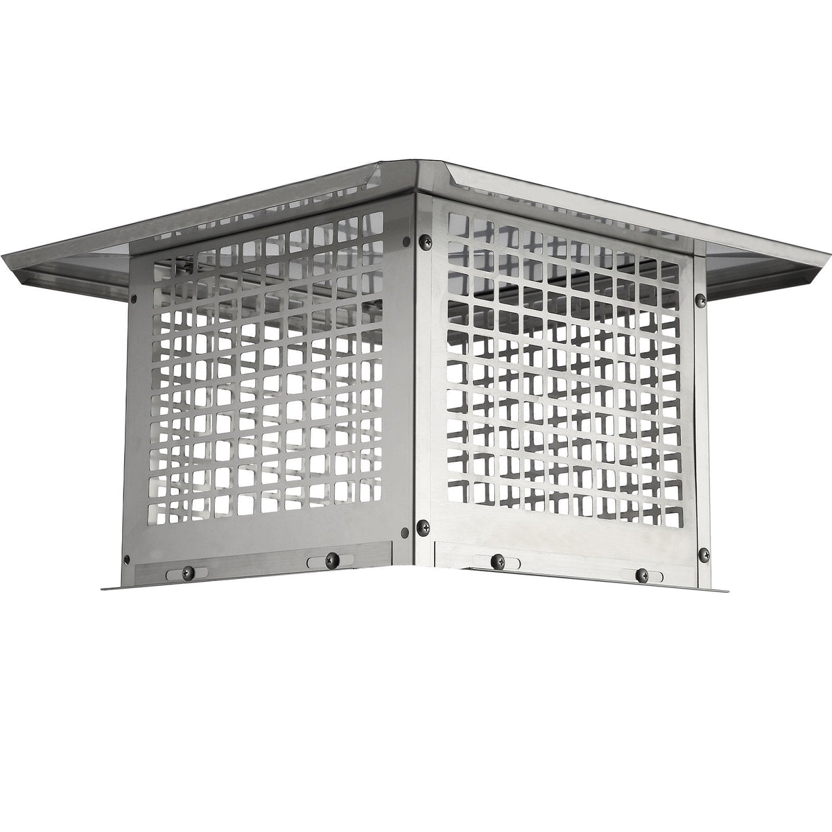 VEVOR Chimney Cap, 12 x 12 inch, 304 Stainless Steel Fireplace Chimney
