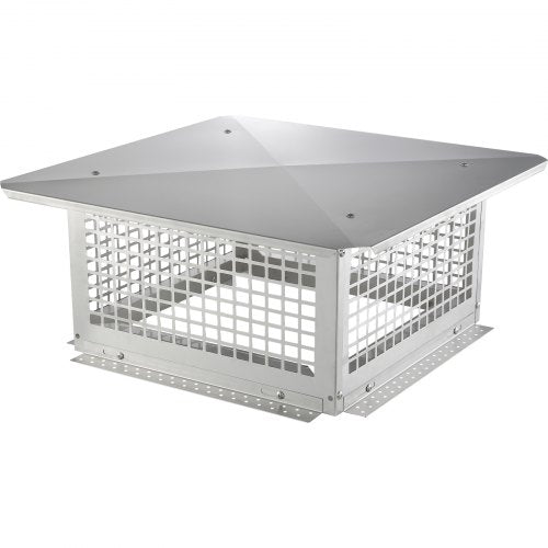 VEVOR Chimney Cap, 17 x 17 inch, 304 Stainless Steel Fireplace Chimney