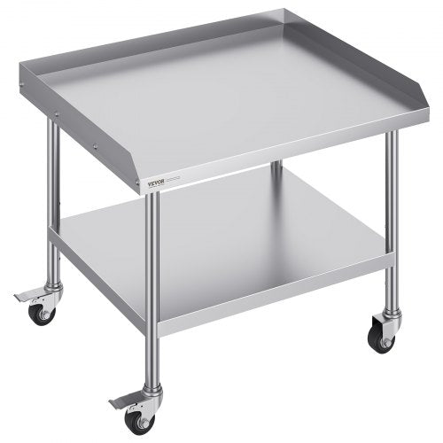 VEVOR Stainless Steel Work Table 76.2x91.4 cm Commercial Food Prep