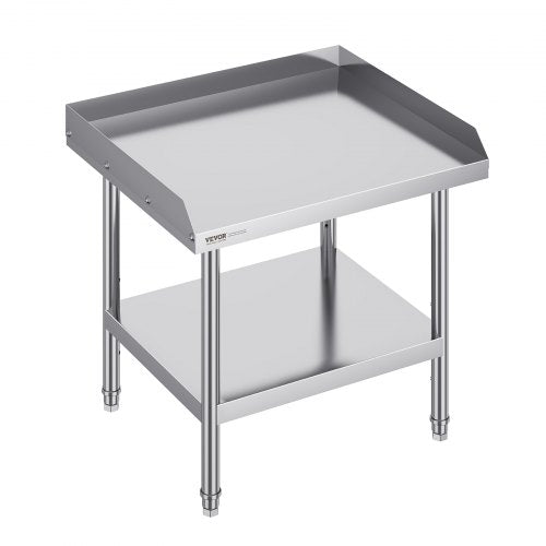 VEVOR Stainless Steel Work Table, 24 x 28 x 26 Inch Commercial Food
