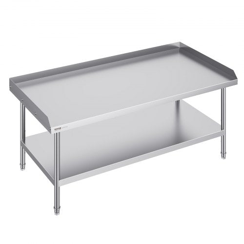 VEVOR Stainless Steel Work Table, 30 x 60 x 26 Inch Commercial Food