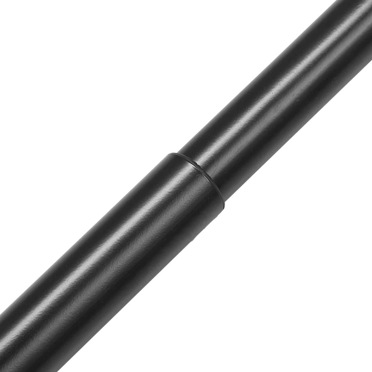 Double Rod Curtain Rods, 91.4-182.9 cm Adjustable Length, Black Double