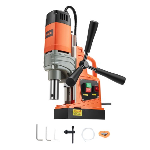 Magnetic Drill, 1300W Motor 1.6 in Boring Diameter, 2810 lbf Portable