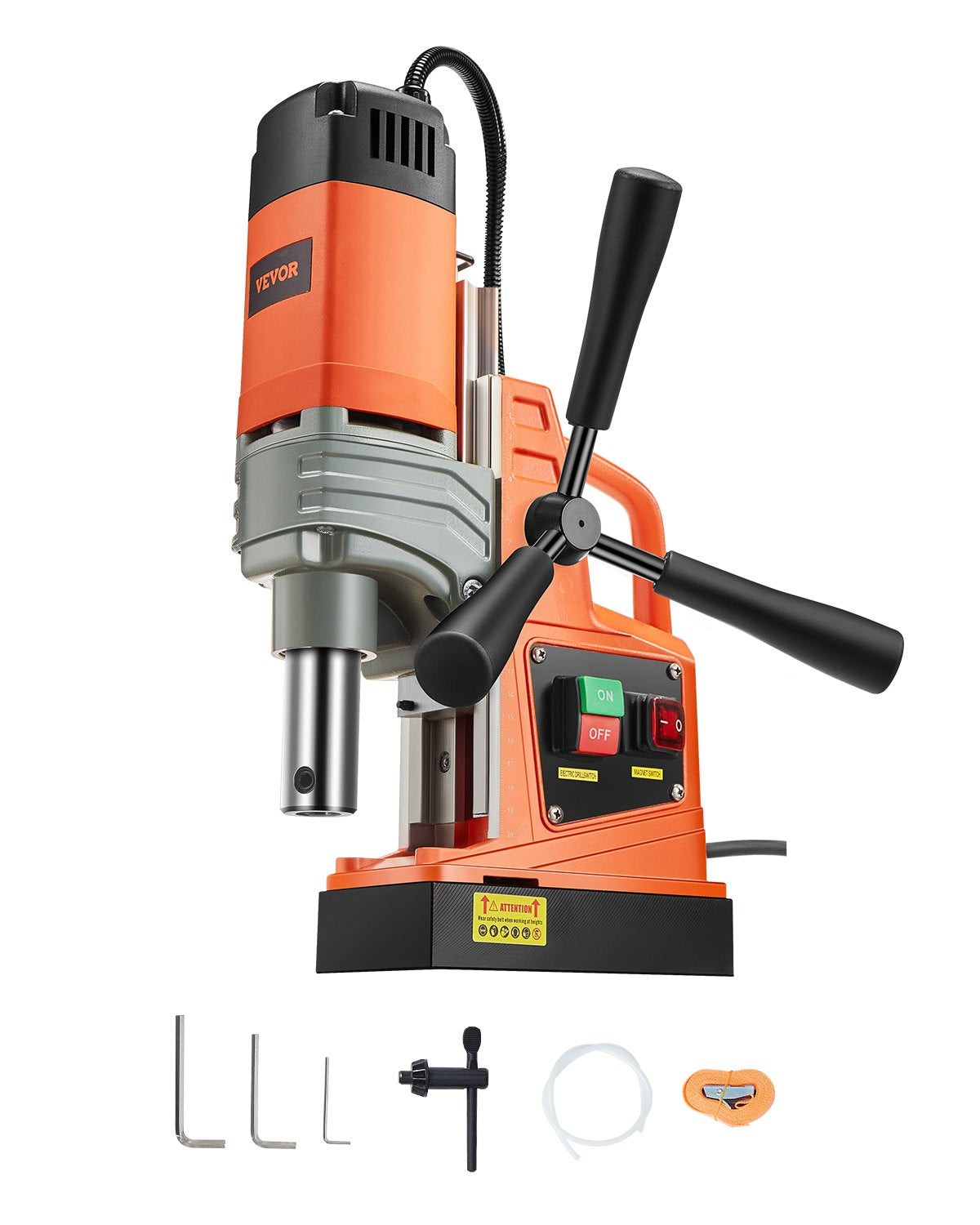 VEVOR Magnetic Drill, 1300W Motor 1.6 in Boring Diameter, 2810 lbf