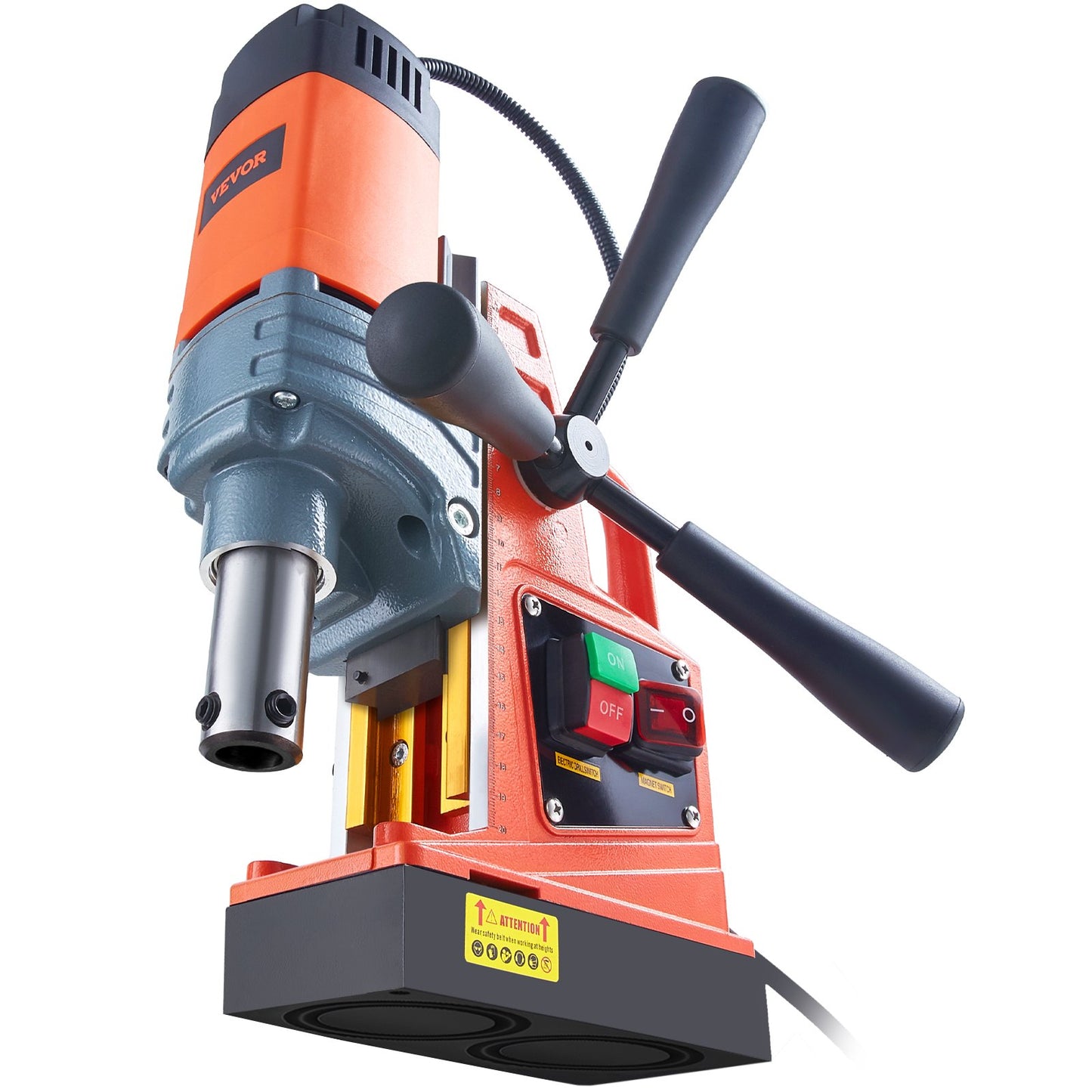 Magnetic Drill, 1300W Motor 1.6 in Boring Diameter, 2810 lbf Portable