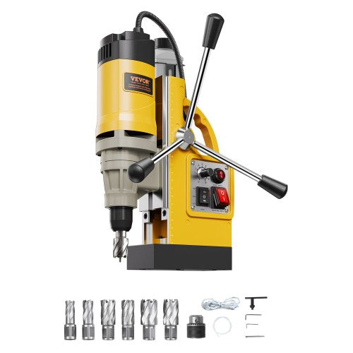 VEVOR Magnetic Drill, 1400W Motor 2 in Boring Diameter, 2878 lbf