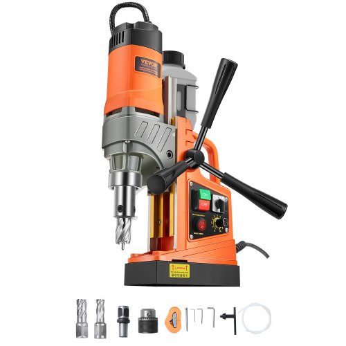 VEVOR Magnetic Drill, 1450W Motor 1.6 in Boring Diameter, 2810 lbf