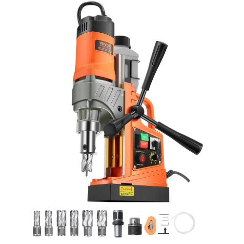 Magnetic Drill, 1450W Motor 2 in Boring Diameter, 2878 lbf Portable