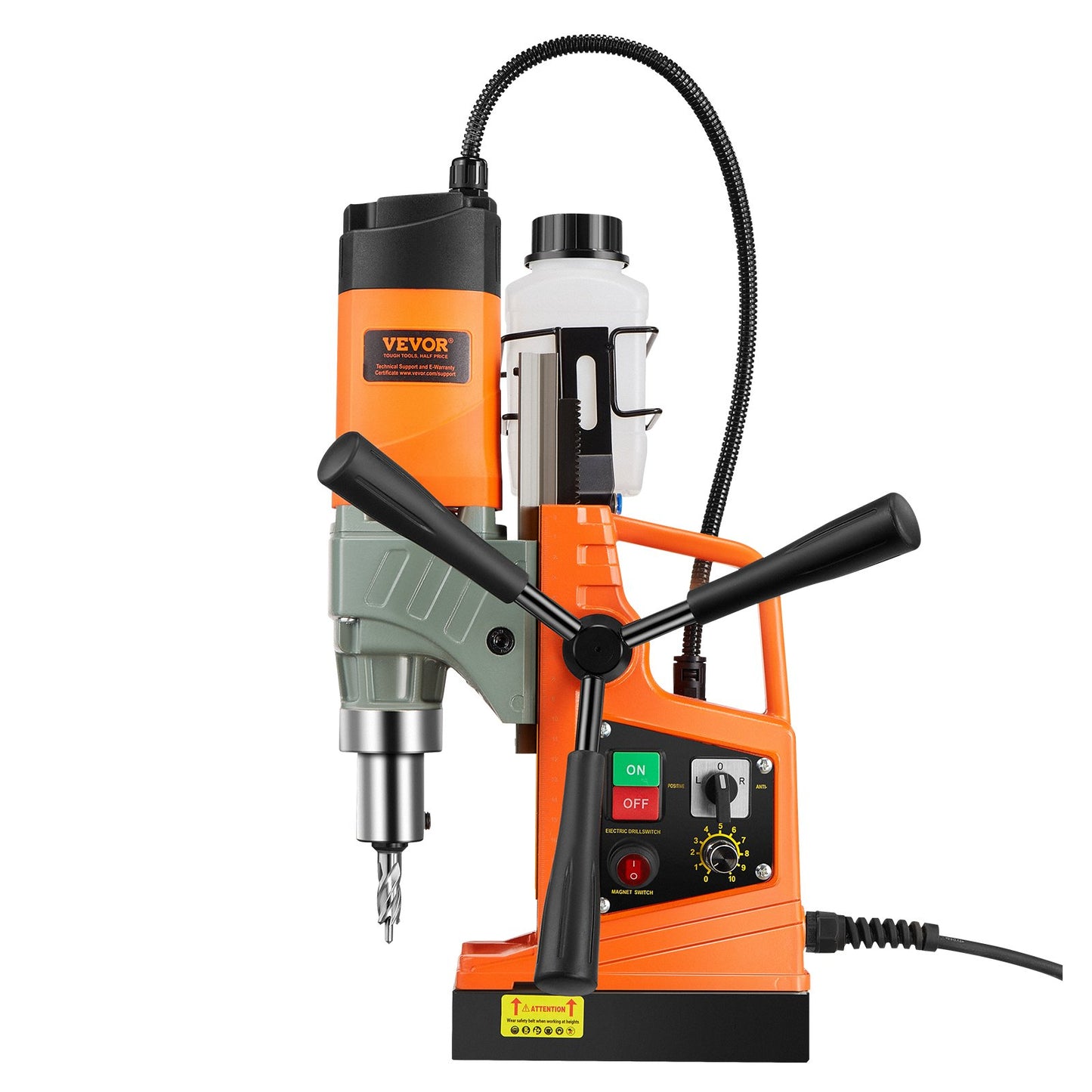 Magnetic Drill, 1450W Motor 2 in Boring Diameter, 2878 lbf Portable