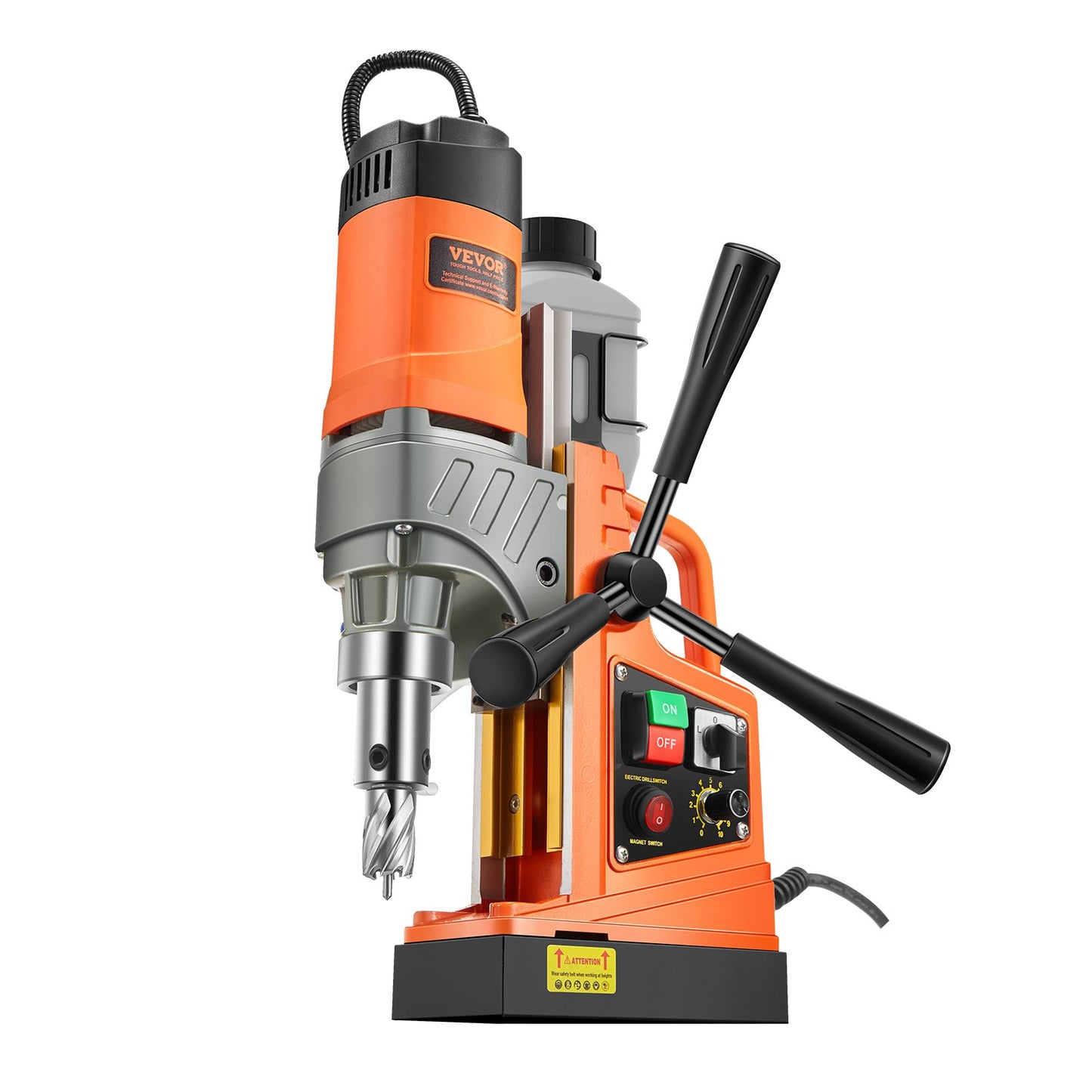Magnetic Drill, 1450W Motor 2 in Boring Diameter, 2878 lbf Portable