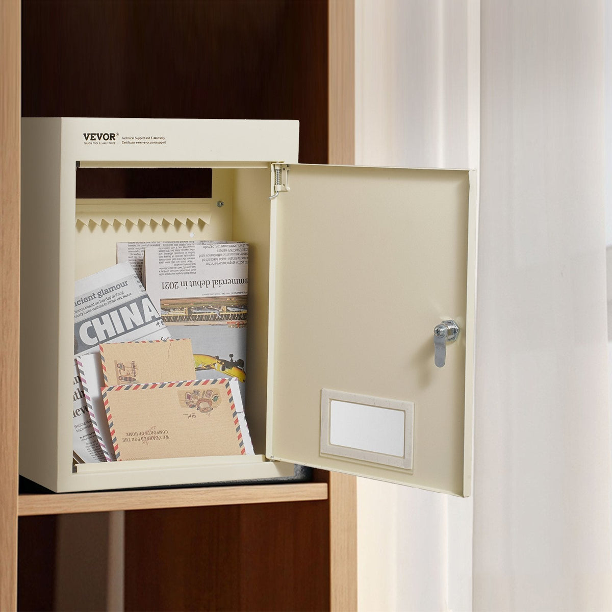 VEVOR Through The Wall Drop Box, Heavy Duty Steel Through the Wall