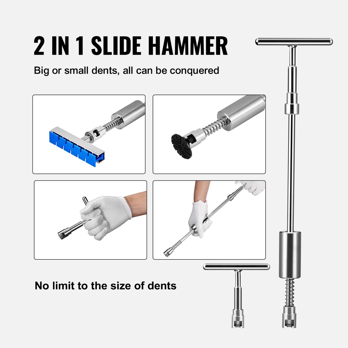 Car Body Dent Puller Bridge Lifter Tool Paintless Hail Remover Repair