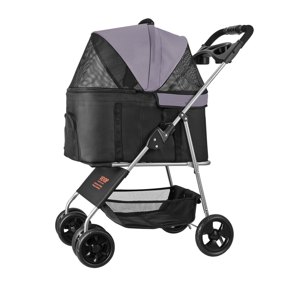VEVOR Pet Stroller, 35 lbs Weight Capacity, Foldable Dog Stroller