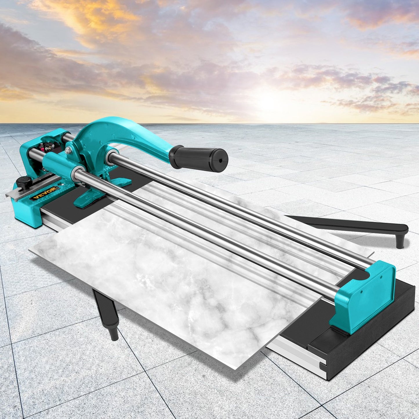 31 Inch/800mm Tile Cutter Double Rails & Brackets Manual Tile Cutter