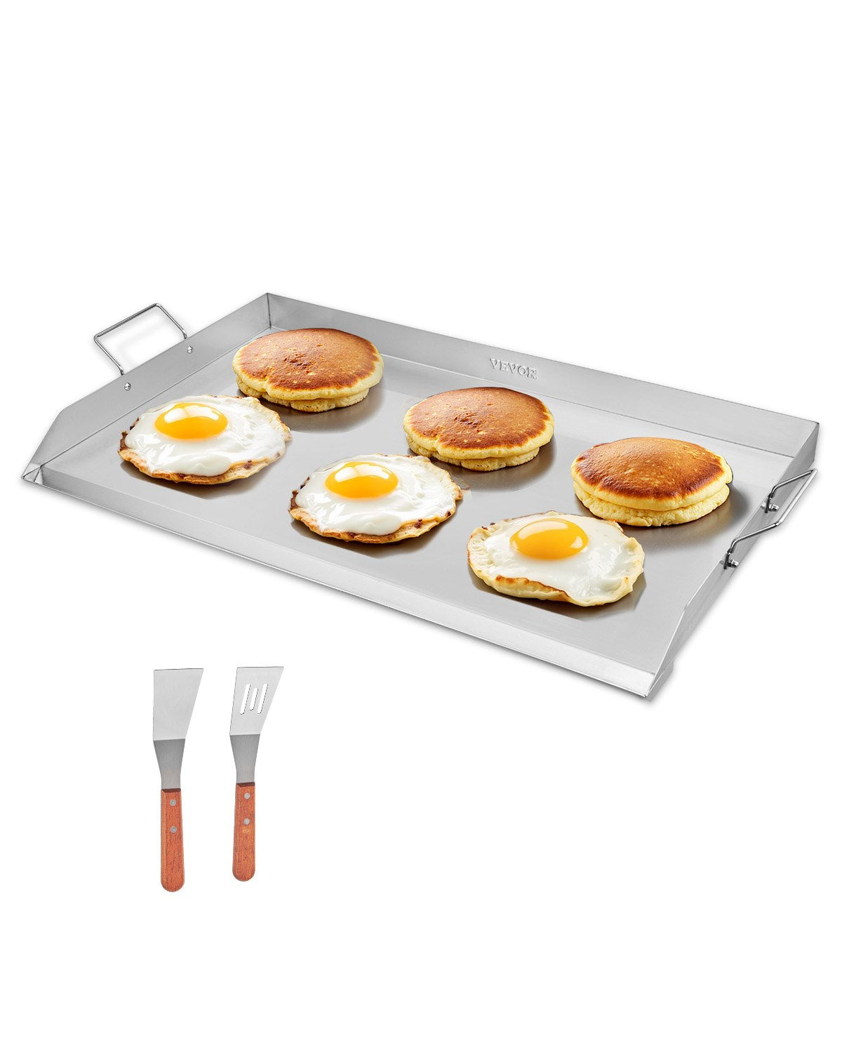 VEVOR Stainless Steel Griddle, 36x22 inch Universal Flat Top