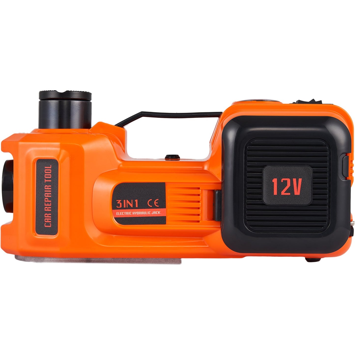 Electric Hydraulic Car Floor Jack 5 Ton 12V Built-in Tire Inflator