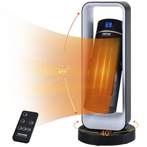 VEVOR Electric Space Heater with Thermostat Remote Control,