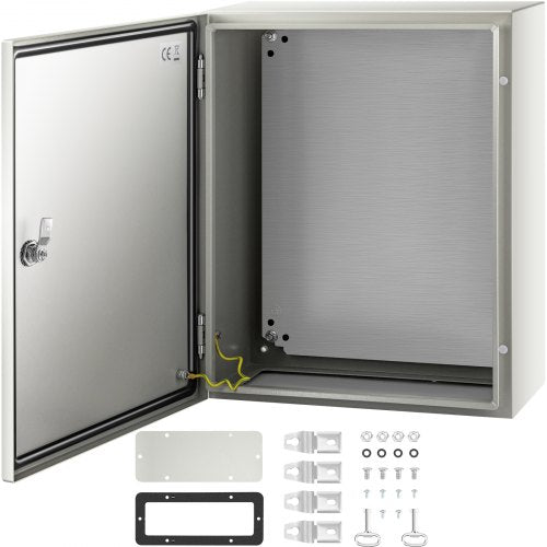 VEVOR NEMA Steel Enclosure, 50x40x20 cm NEMA 4X Steel Electrical Box,