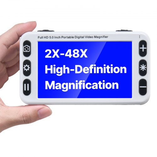 Portable Digital Magnifier, 127mm HD Electronic Video Magnifier for
