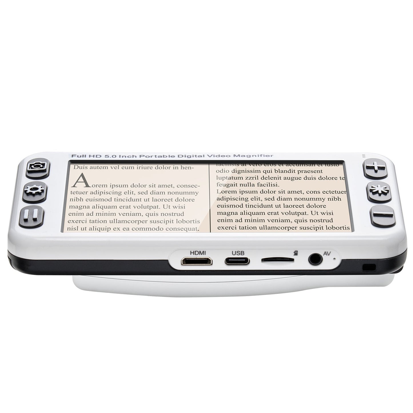 Portable Digital Magnifier, 127mm HD Electronic Video Magnifier for