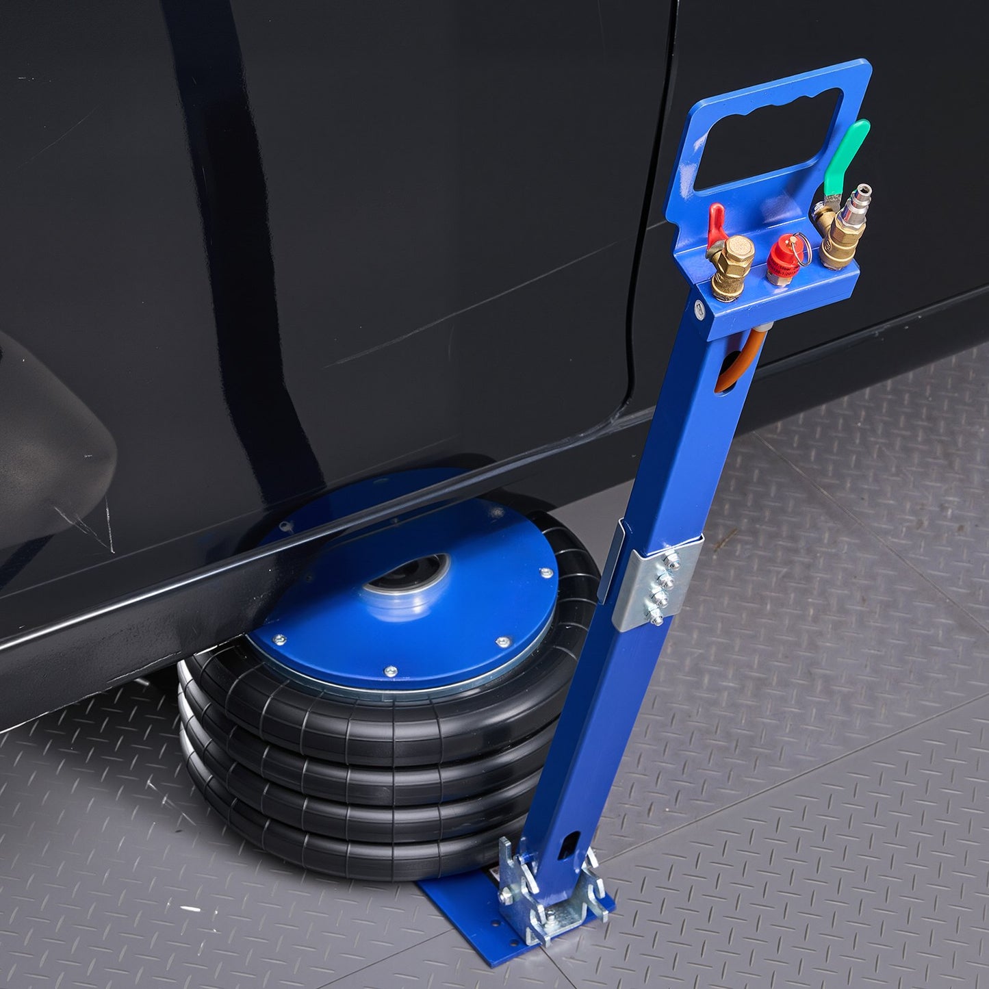 Air Jack, 6 Ton Quadruple Bag Airbag Jack, Lift Up to 673 mm with