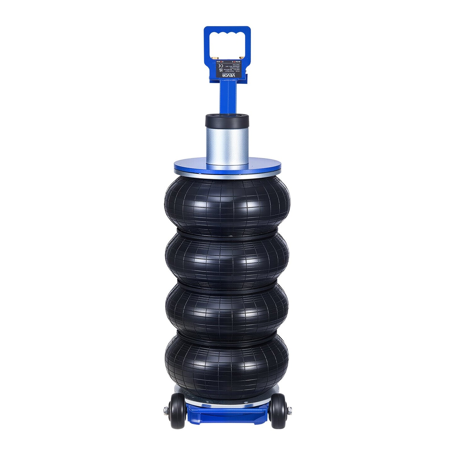 Air Jack, 6 Ton Quadruple Bag Airbag Jack, Lift Up to 673 mm with